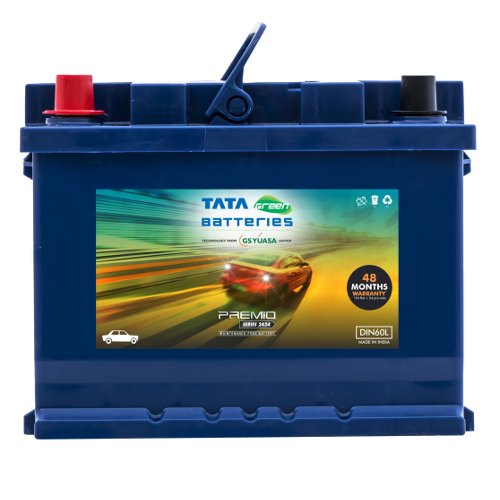 TATA GREEN PREMIO DIN60L Car Battery