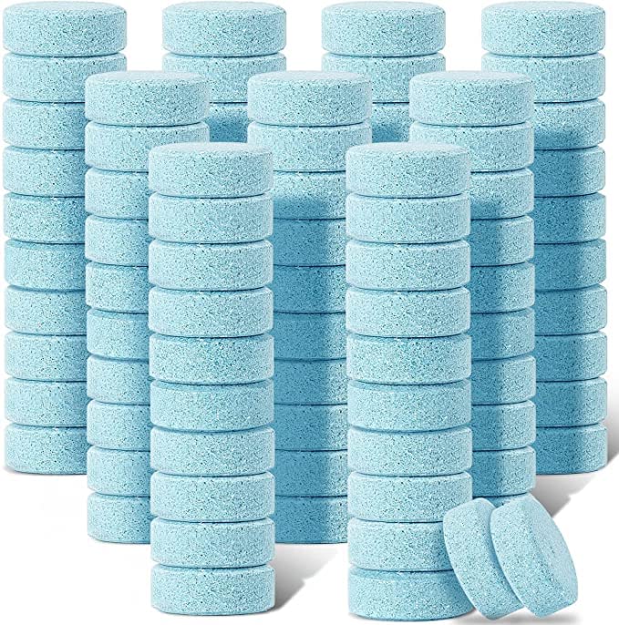 Concentrated Automotive Glass Wiper Cleaning Tablets, Solid Tablets (Pack of 50)